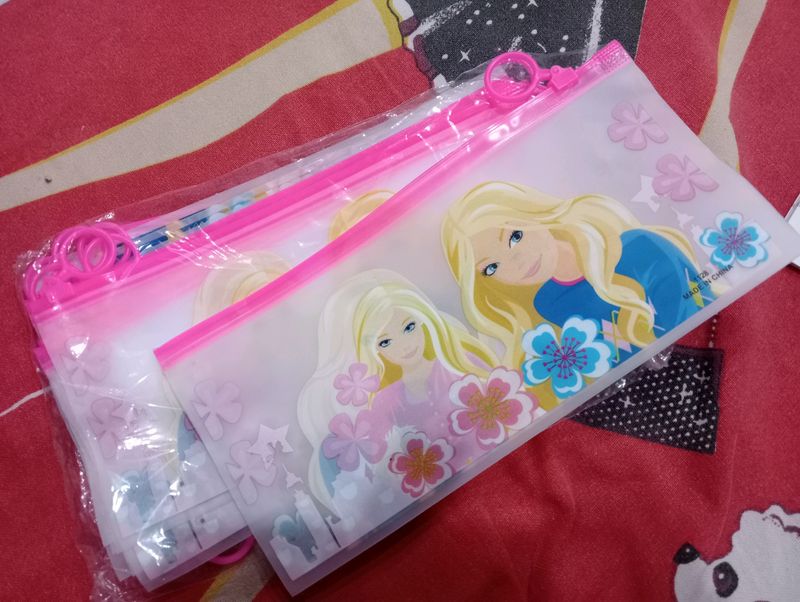 Pack of 5 Barbie pouches