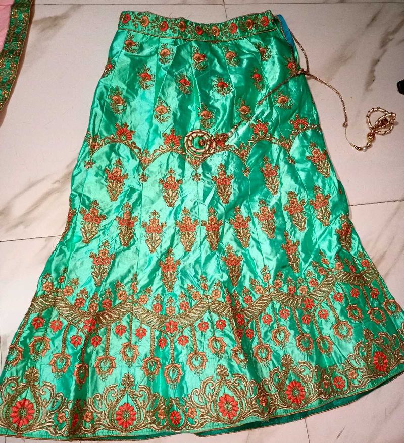 Embroidered Lehenga Skirt