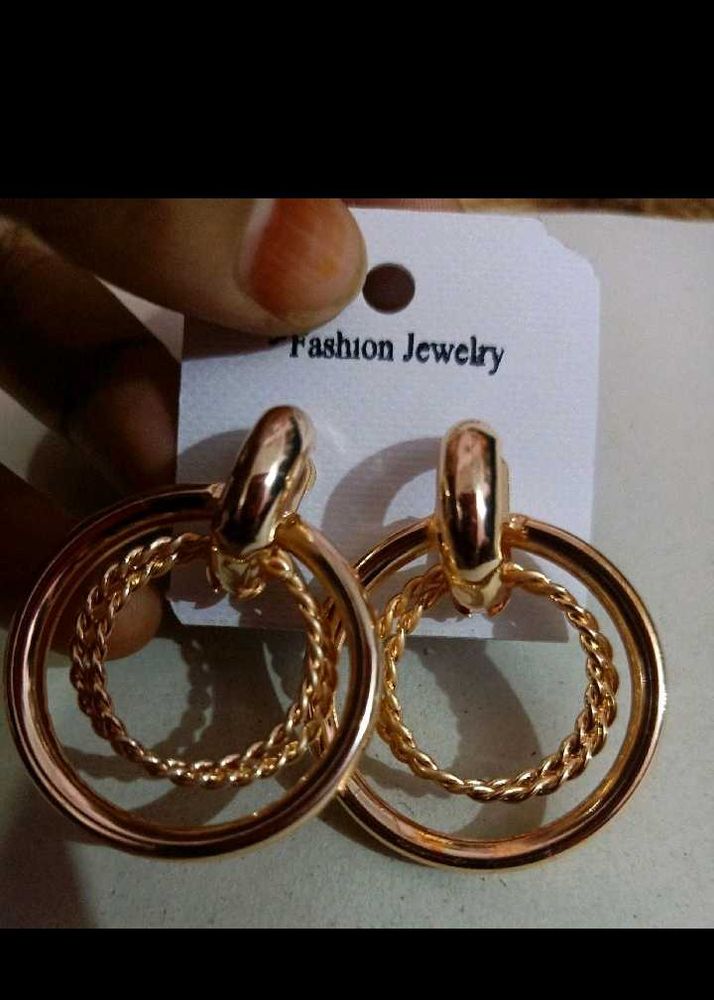 Golden Circle Earrings
