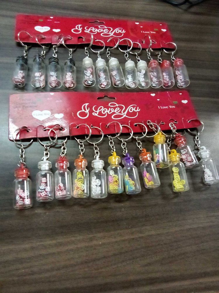 Cute Bottle Keychains