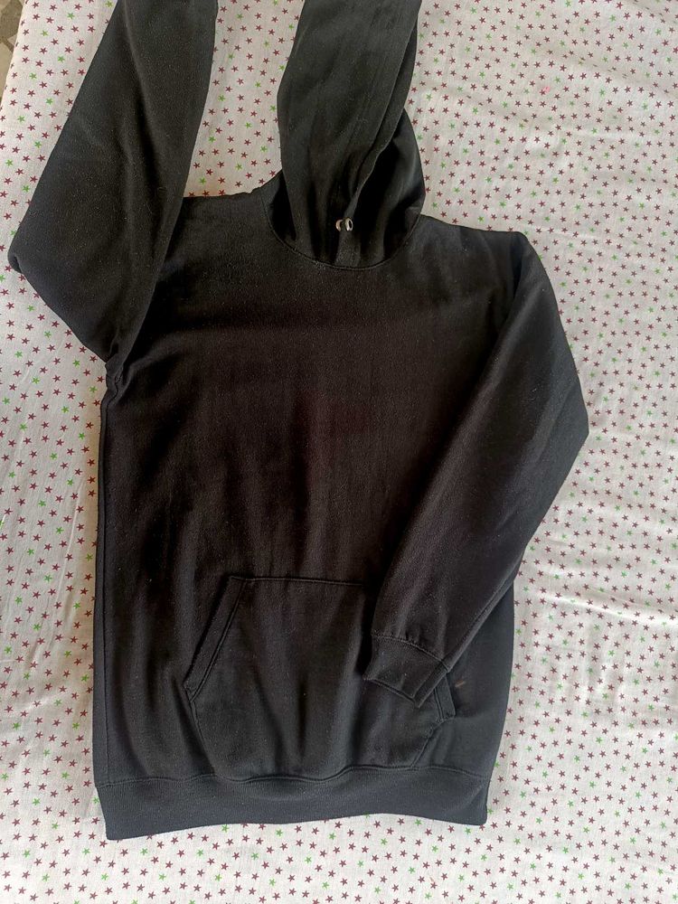 Black Pullover Hoodie