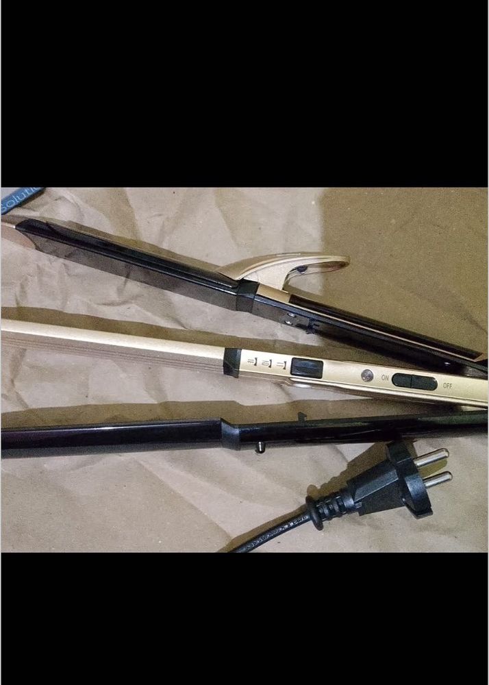 Vega Hair straightener three in one