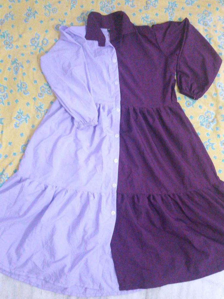 💜🪻Frock Purple_lavender