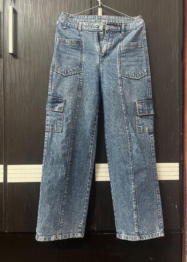 Blue Cargo Denim