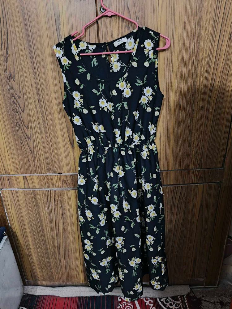 Floral Print Midi Dress