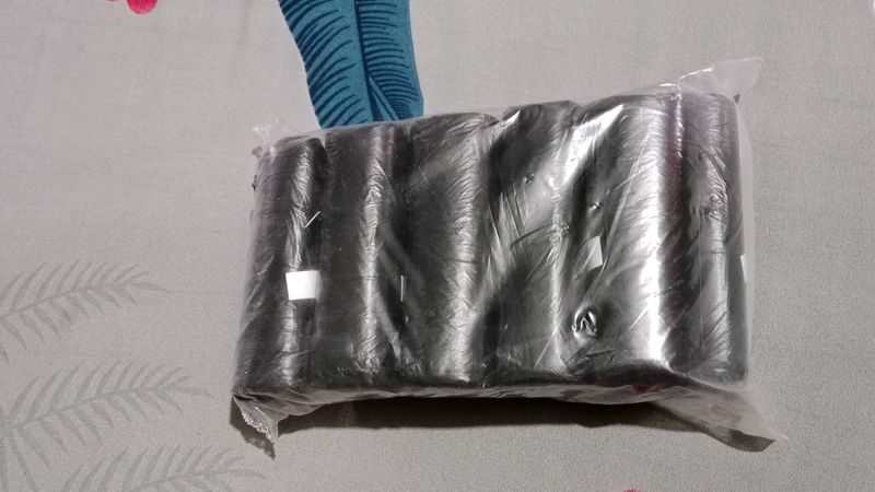 Black  garbage Bags Rolls(10)