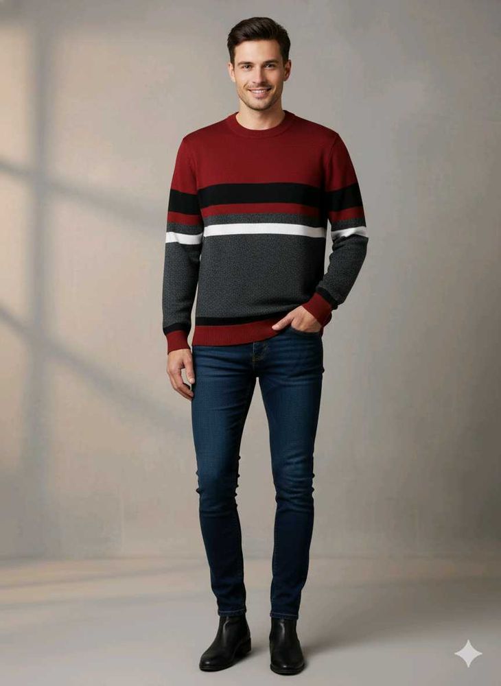 BRAND NEW Striped Knit Sweater