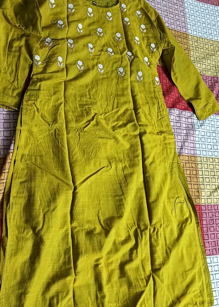 Parrot Green Color Top