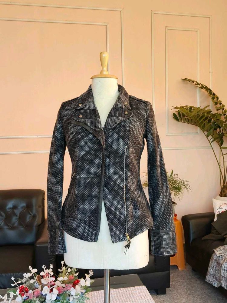 Tweed Moto Jacket