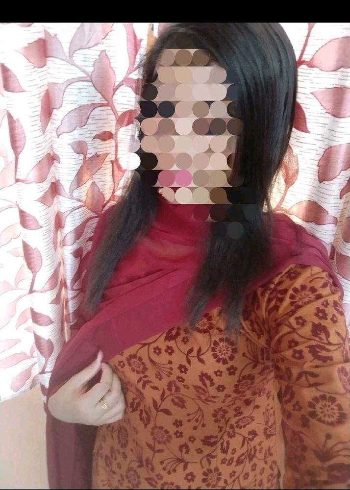 Velvet Design Kurti Set