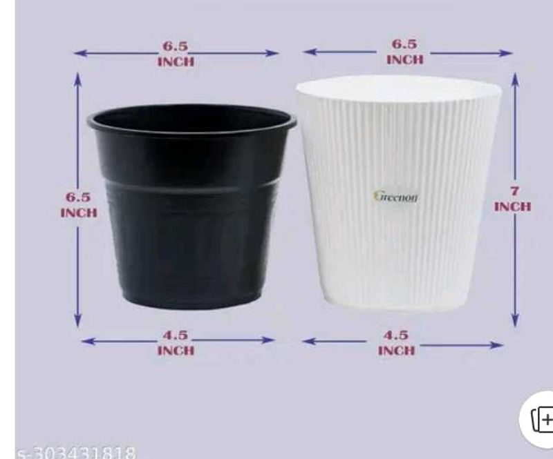 Planter Set - Black &amp; White (8 Gamala)