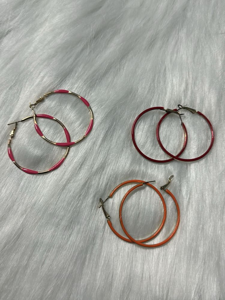 Hoop Earrings Combo
