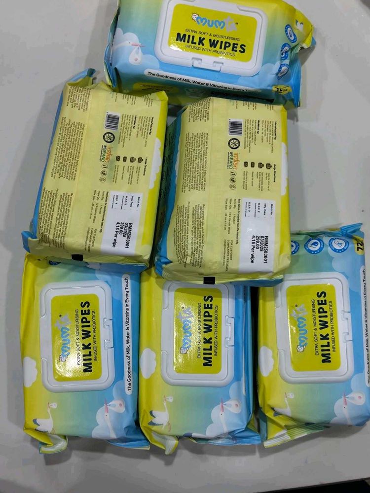 Mumta Milk Baby Wipes – Extra Soft &amp; Moisturising