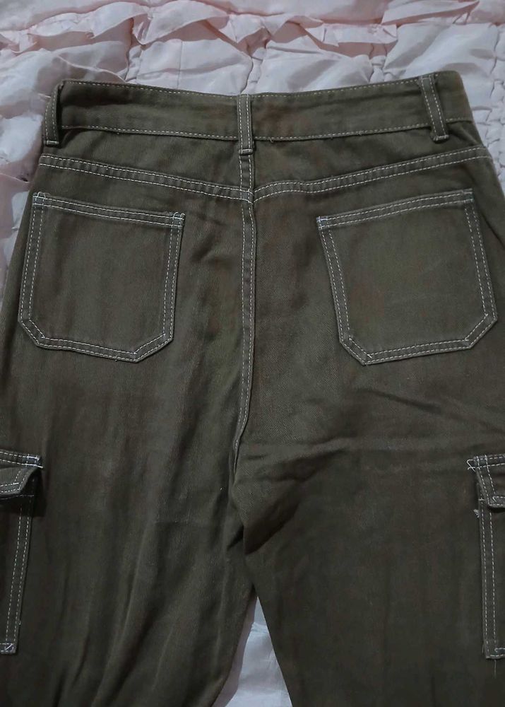 Olive Green Cargo Pants