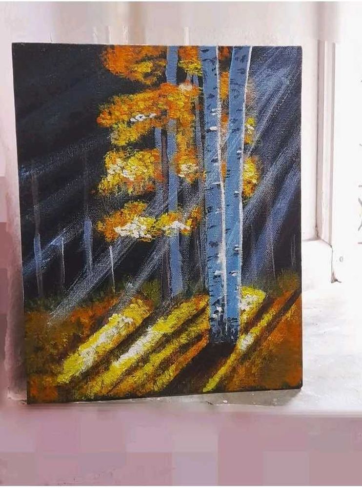 Autumn Trees Painting