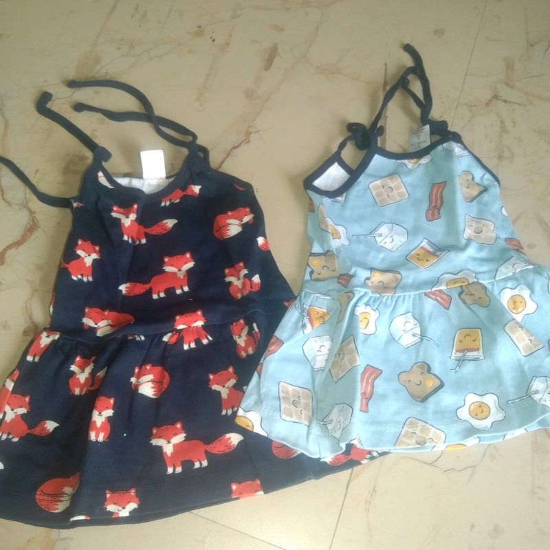 Combo Of 3 Frocks For Baby Girl