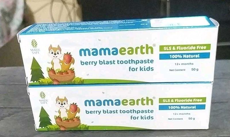 Mamaearth Berry Blast Toothpaste Kids Pack Of 2