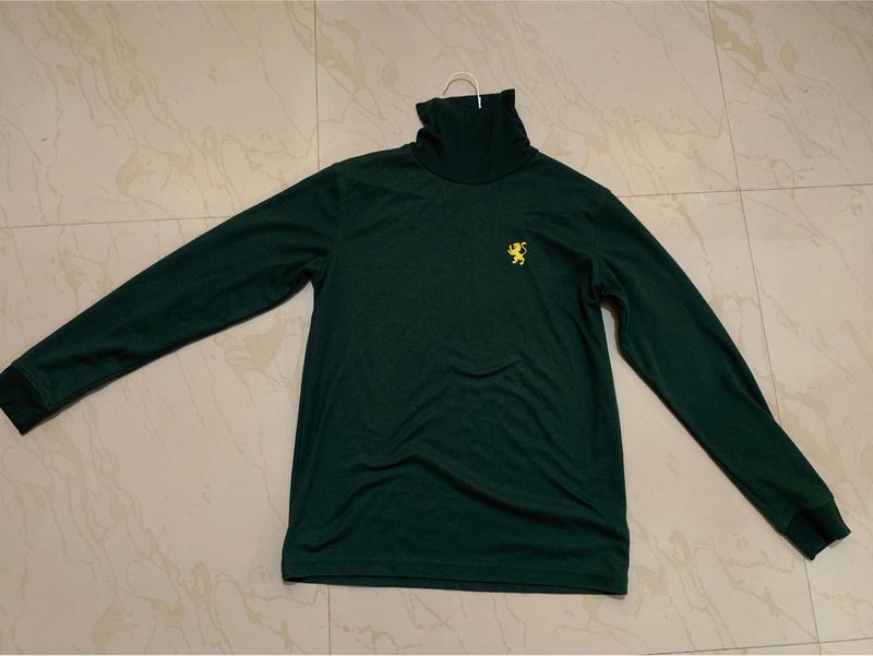 Green Turtleneck T-Shirt