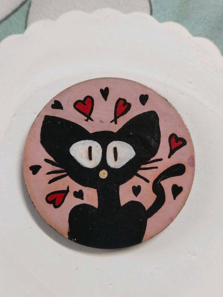 Cat fridge magnet