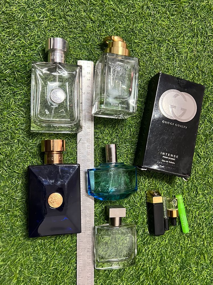 Empty Bottle Gucci, Versace, Azzaro Perfume Empty Bottles