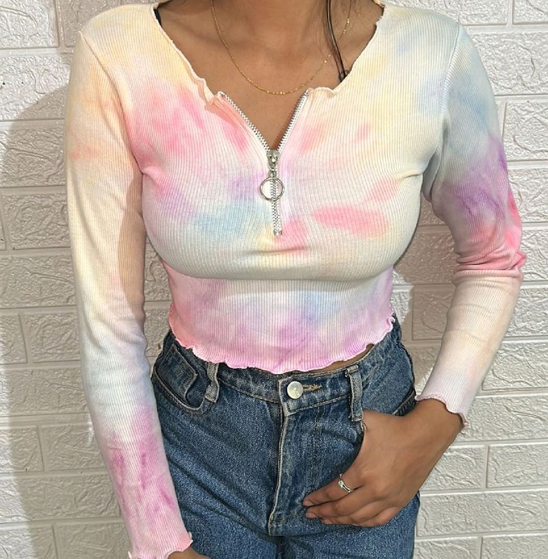 Tie And Die College Girl Top