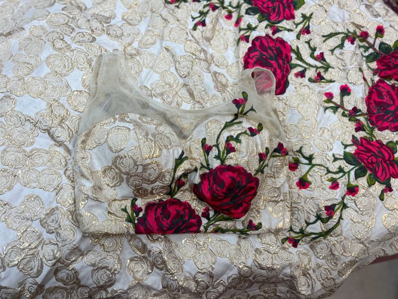 Floral Embroidered Lehenga Blouse