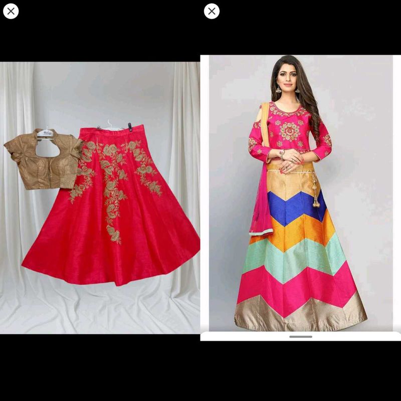 2 Combo Very Beautiful Lehenga choli