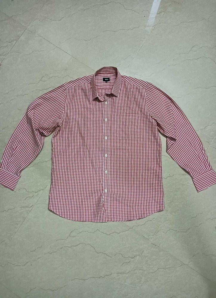 max Red Checked Shirt