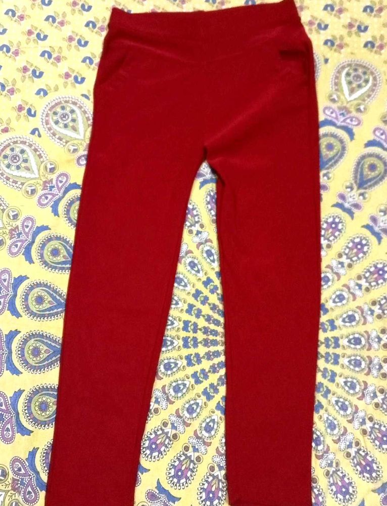 Red Athletic Pants