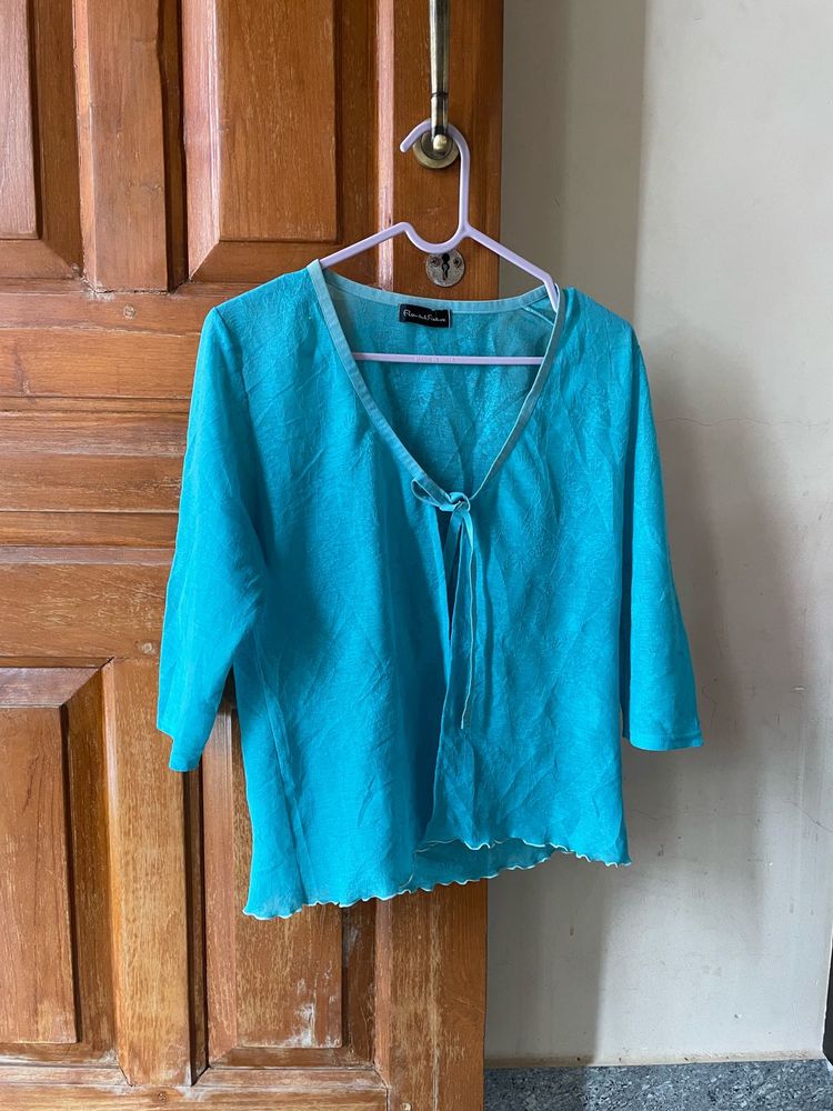 Mesh Cardigan Shrug