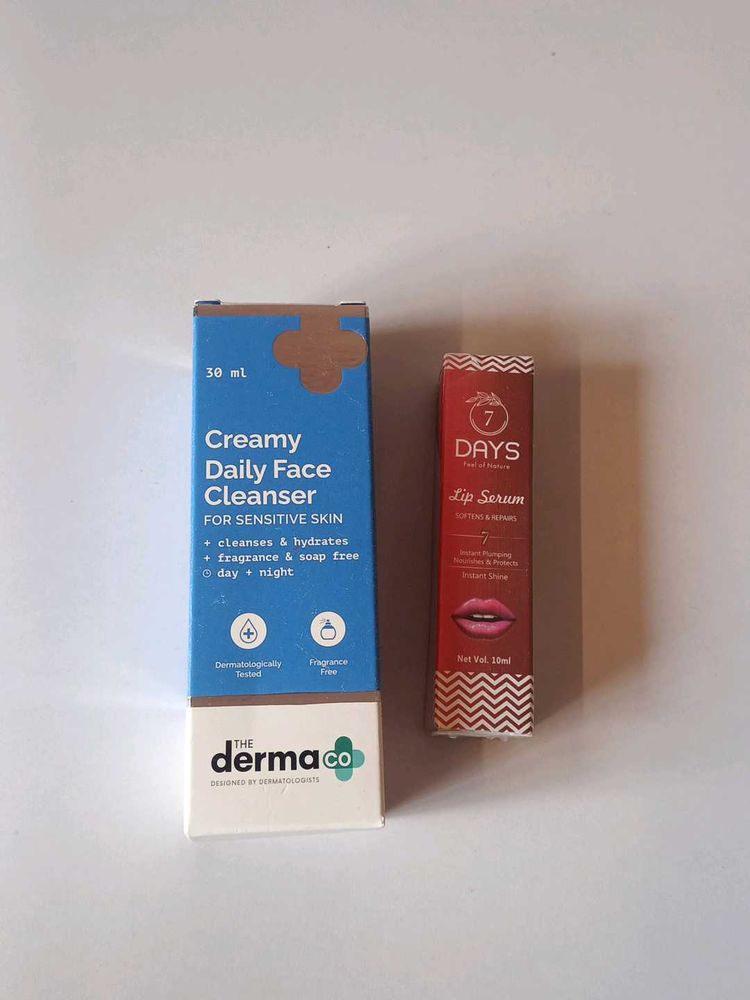 The Derma co Facewash + Lip Serum