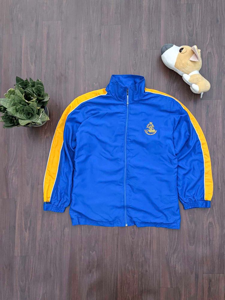 Stylish Blue &amp; Yellow Track Jacket