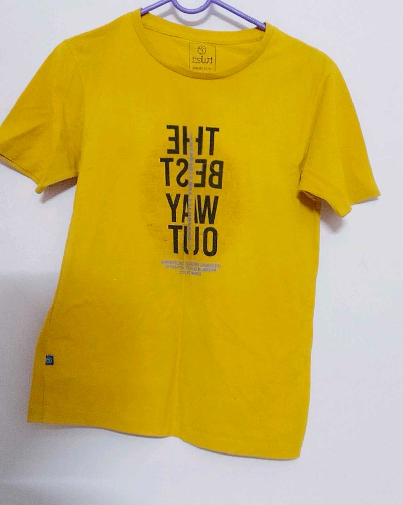 Yellow Tshirt For Kids
