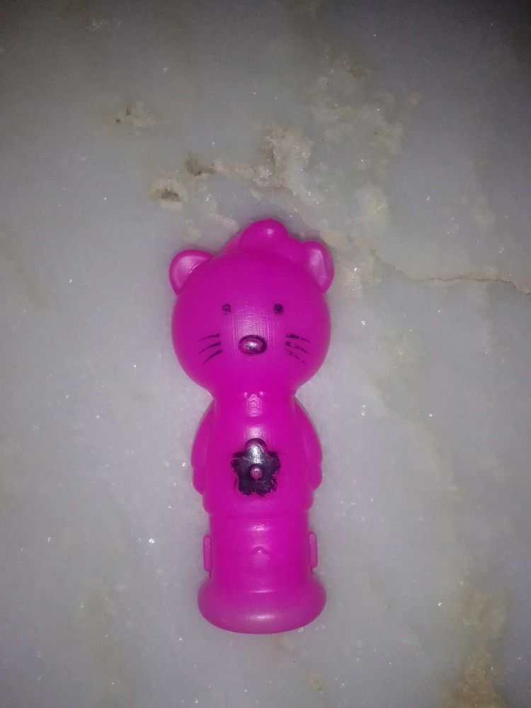 Pink Cat Toy Figure