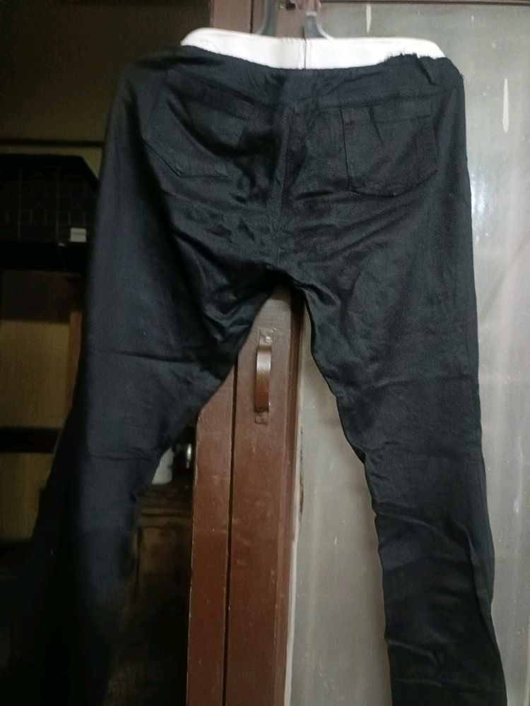 Imported Black Jegging For Women In L Size