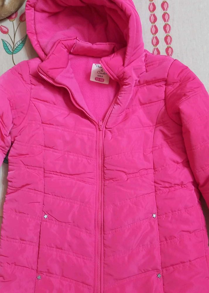 Cute Pink Puffer Jacket
