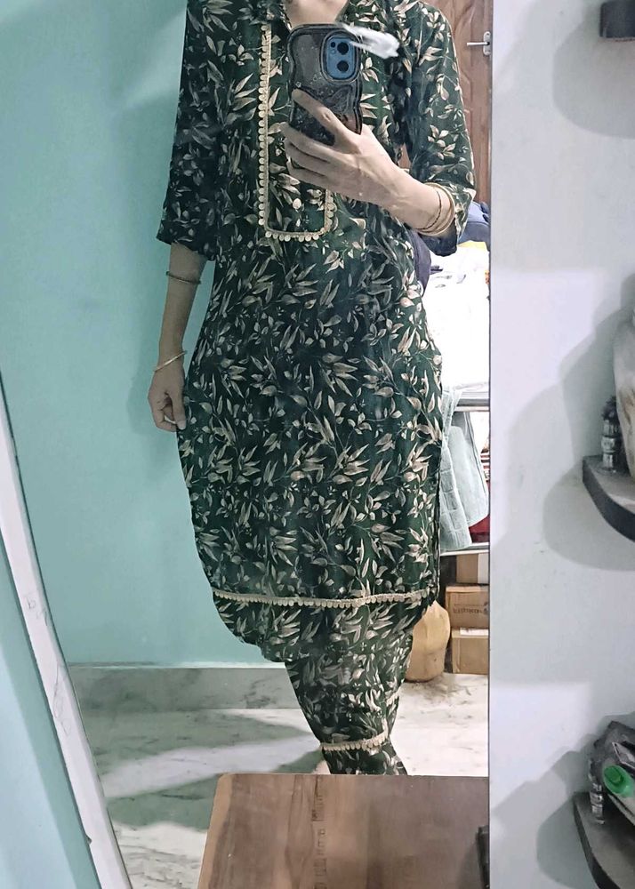 Kurta Palazzo Set..💚