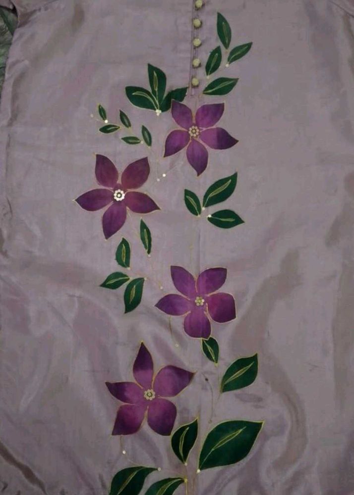 Hand-painted Duppata