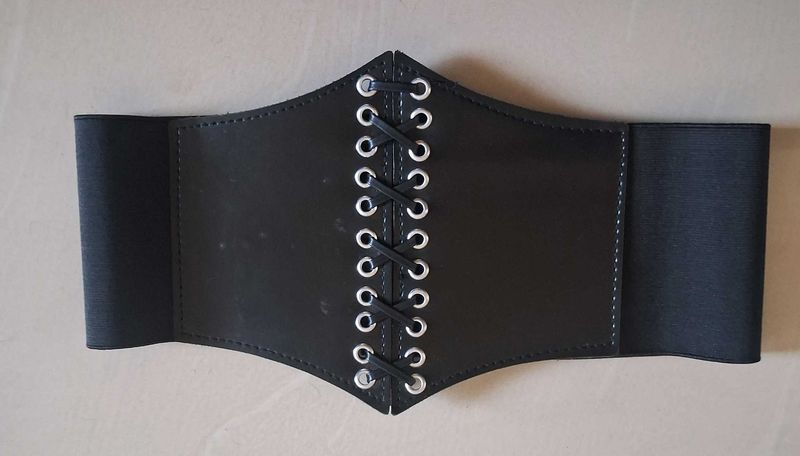 Stylish Black Corset Belt