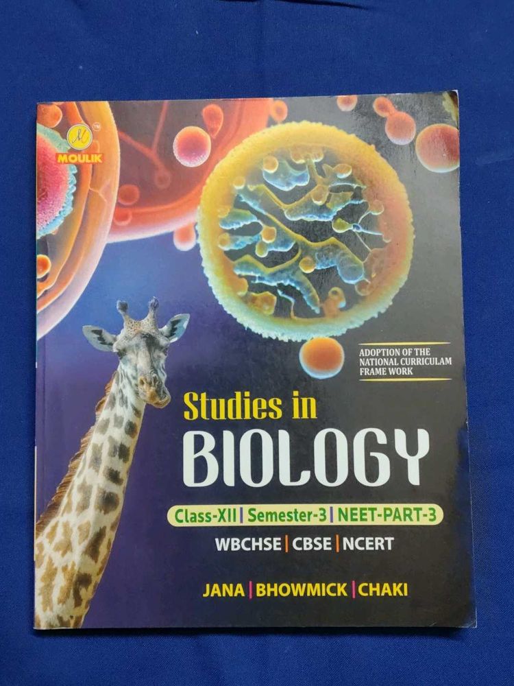 Studies in Biology - Class XII, English version