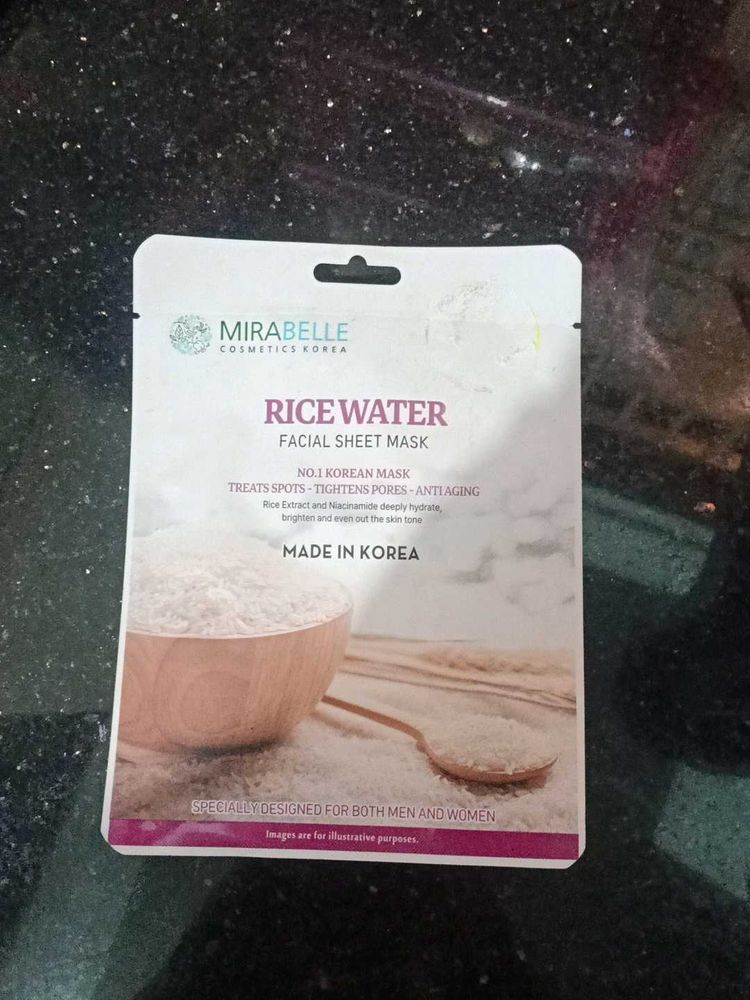 Mirabelle Rice Water Sheet Mask