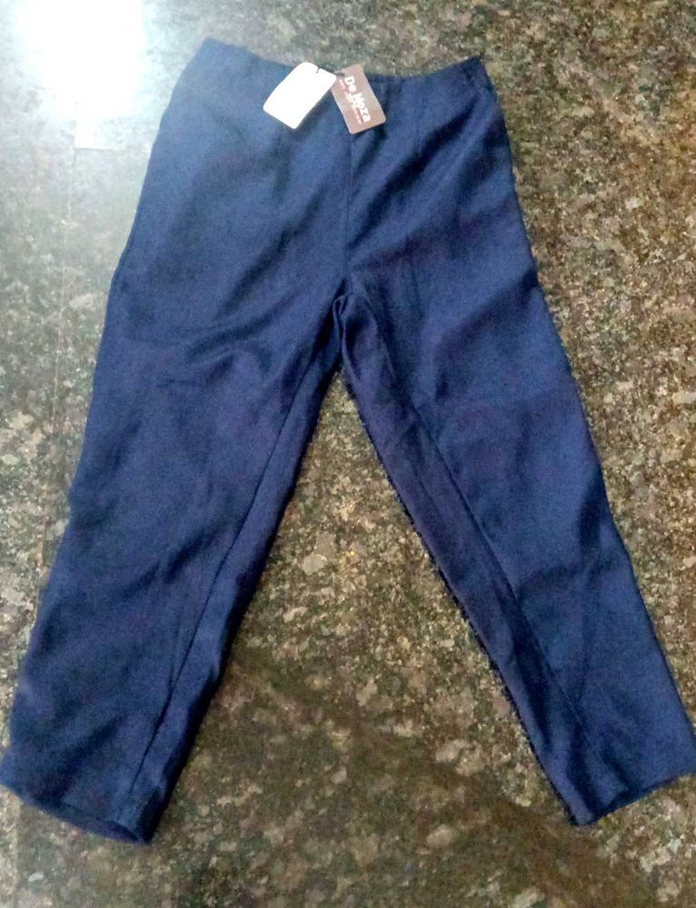 Navy Blue Capri Pants