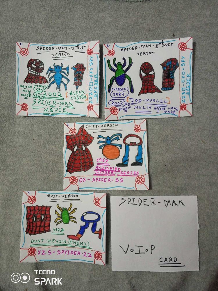 Spider- Man VIP CARDS.