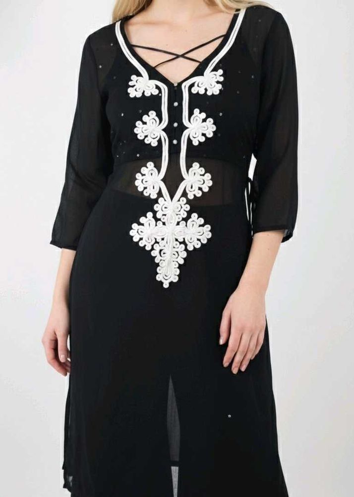 Zara Black Kurti