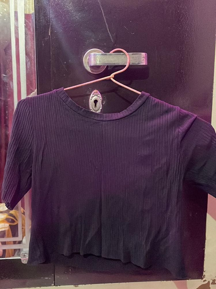 Black Crop Top For Girls😍🖤
