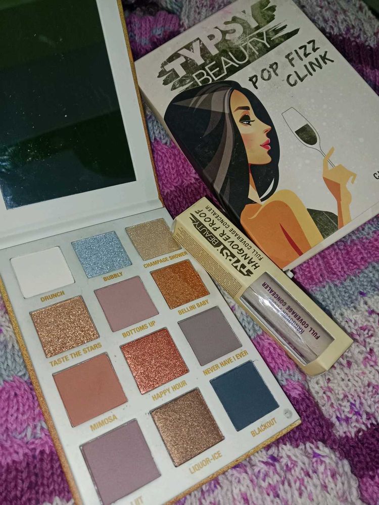 Tipsy Beauty Eyeshadow And Full Coverage Concealer