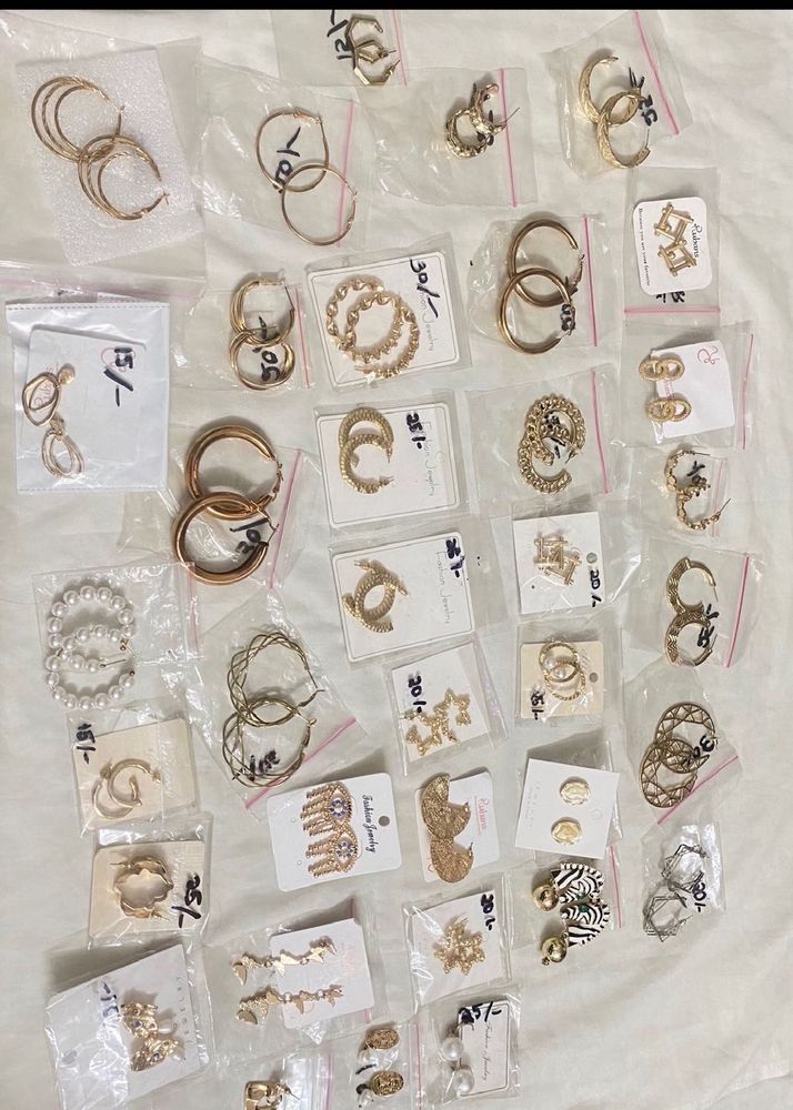 Assorted Gold Earrings💎Dm For Each Price