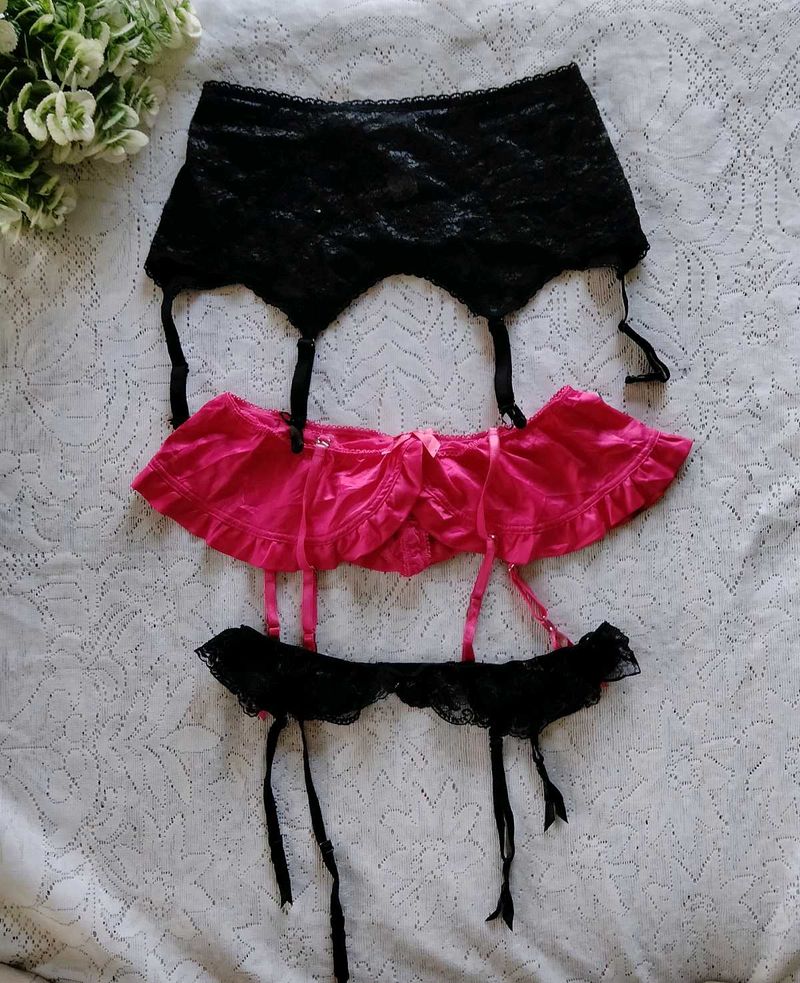 3 Garter Belt Combo