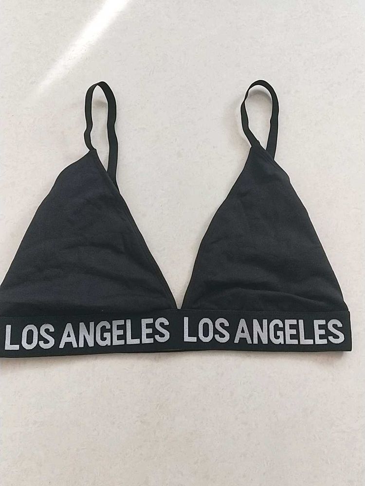 Black Los Angeles Bralette