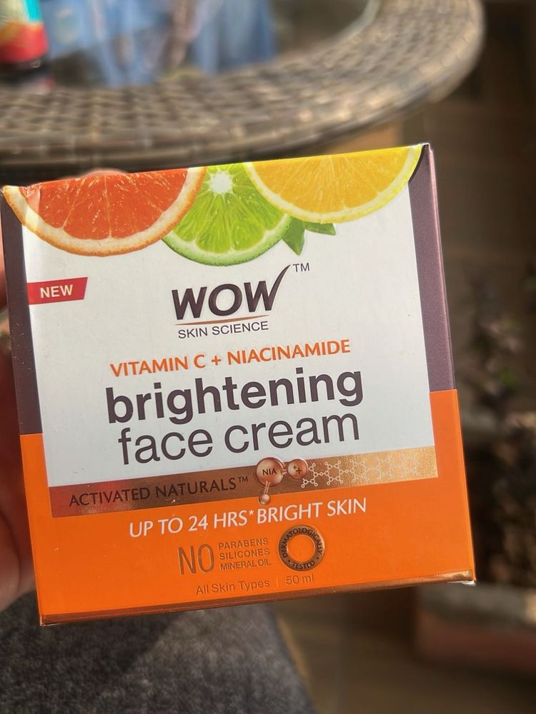 WOW Brightening Face Cream New